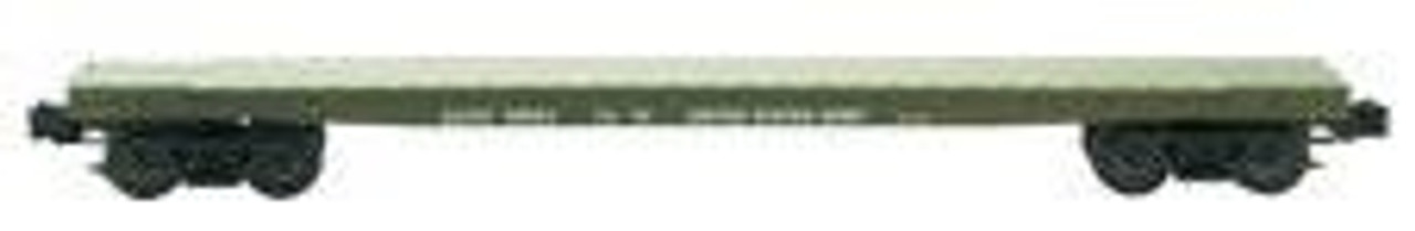 Weaver US Army OD 50'  flat car, 3 rail or 2 rail