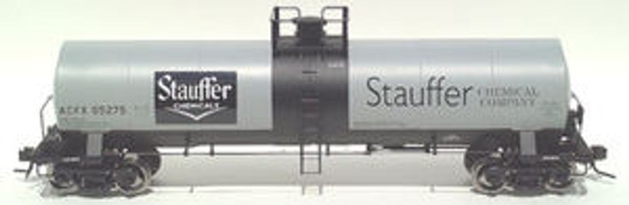 Atlas O Stauffer Chemical 17,360 gallon  tank car, 3  or 2 rail