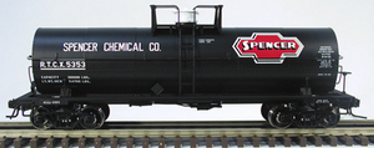 Atlas O Spencer Chemical 11,000 gal tank car, 3 rail or 2 rail