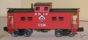 Weaver Erie Northeastern style caboose, 3 rail or 2 rail, no interior