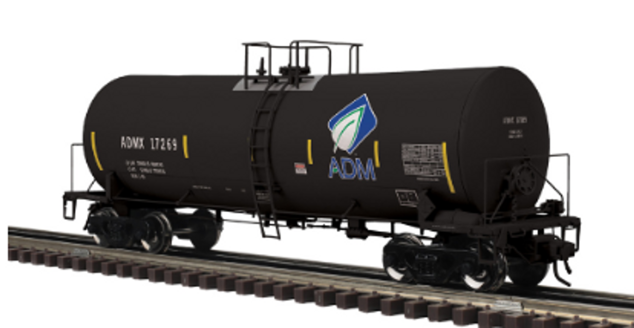 Pre-Order Atlas ADM (Leaf, w stripes)  17,600 gal tank car, 2 rail or 3 rail