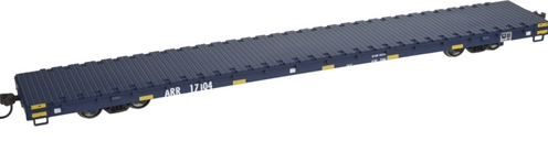 Atlas O Alaska Railroad  68'  Flat car, 3 rail or 2 rail