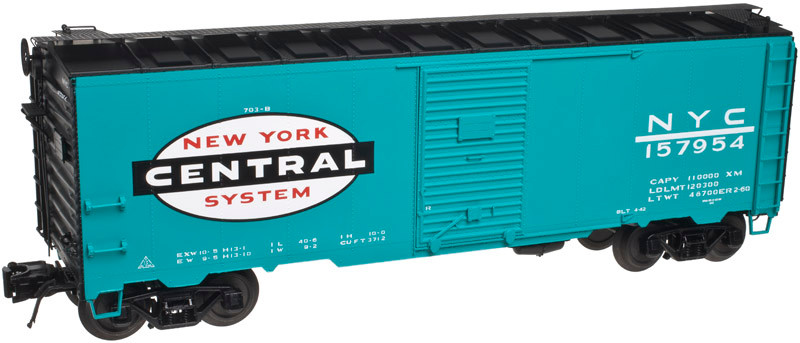 Atlas O NYC (Cigar Band) 1937-Style AAR 40' Single Door Box Car