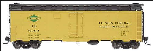 Atlas O  IC Dairy Dispatch  40'  steel reefer, 3 or 2 rail