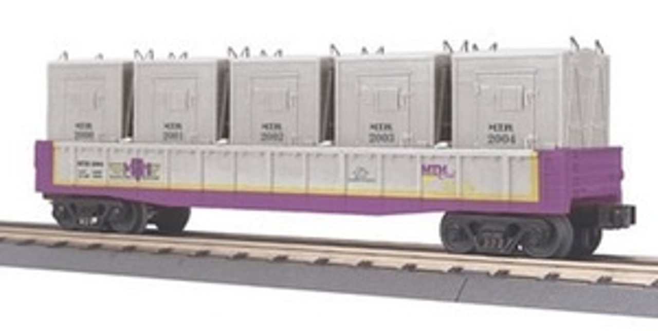 MTH Railking MTHRRC Gondola Car w/LCL Containers, 3 rail
