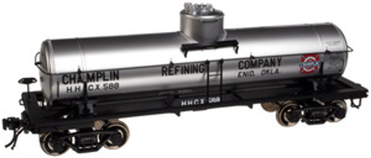 Atlas O Champlin Refining Co 8000 gal tank car, 3 rail or 2 rail