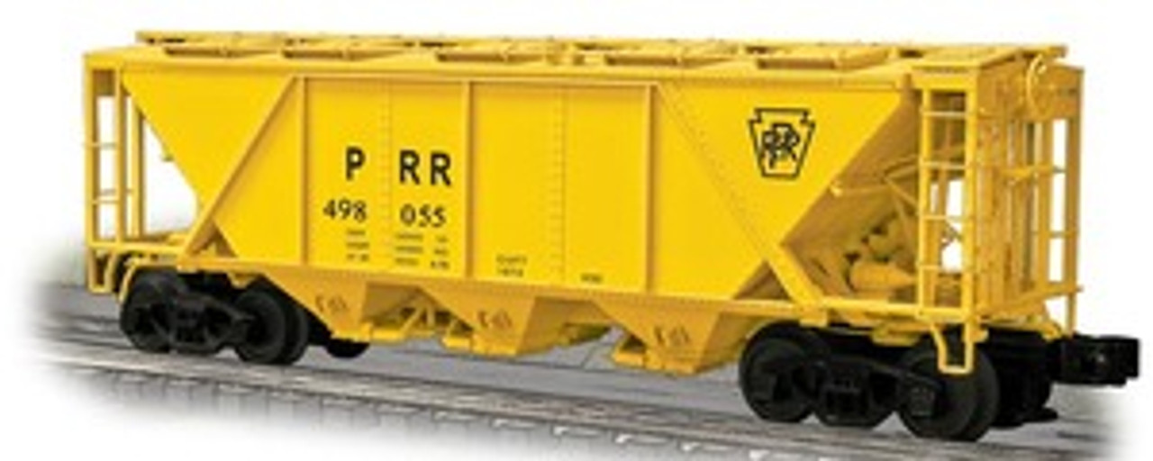 Weaver PRR H30 covered hopper (yellow), 2 rail or 3 rail