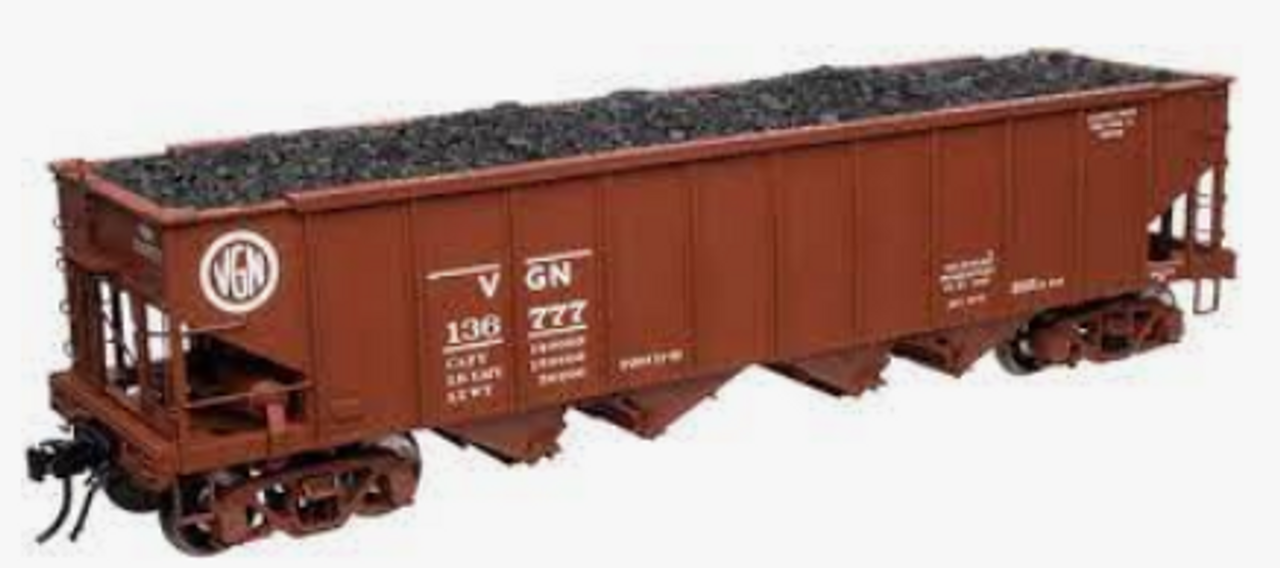 Atlas O VGN  H21a  4 bay hopper car, 2 rail