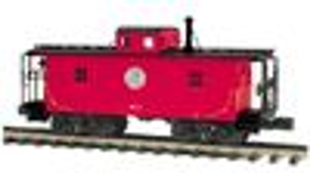 MTH Premier P&WV N-6B style wood caboose, 3 rail