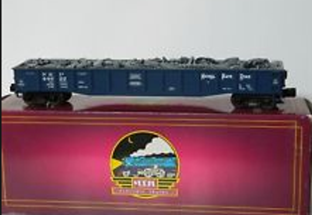 MTH Premier NKP Mill Gondola Car with Junk Load, 3 rail