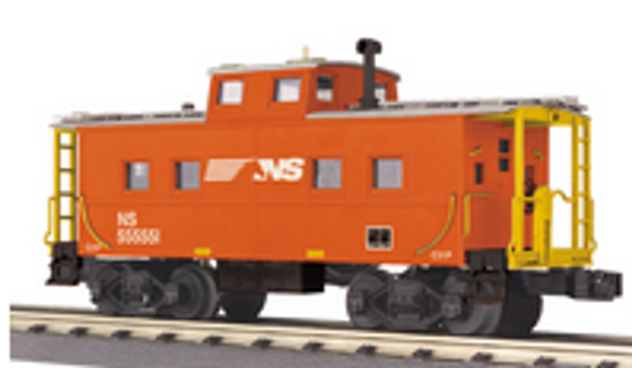 MTH Railking Scale NS center cupola northeastern  style Caboose, 3 rail