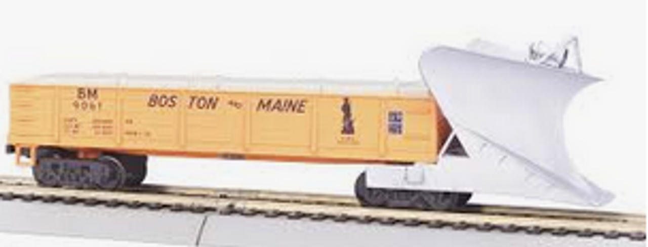 MTH Railking scale B&M heavy duty snow plow, 3 rail