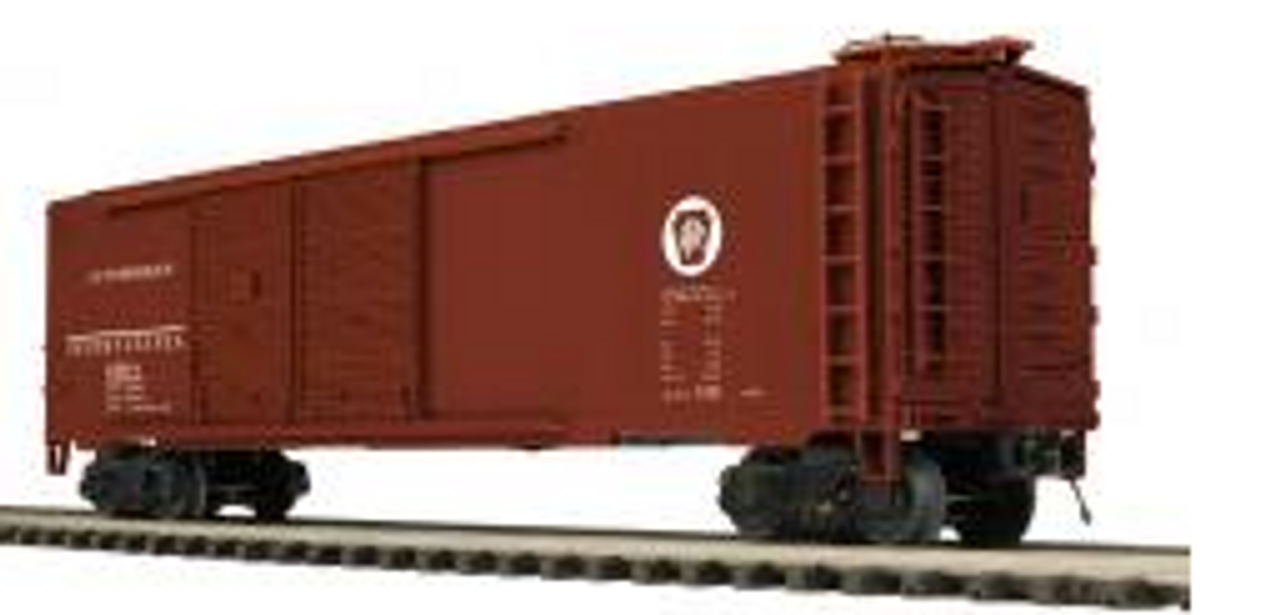 MTH Premier PRR  50' Double  Door Box car, 3 rail 