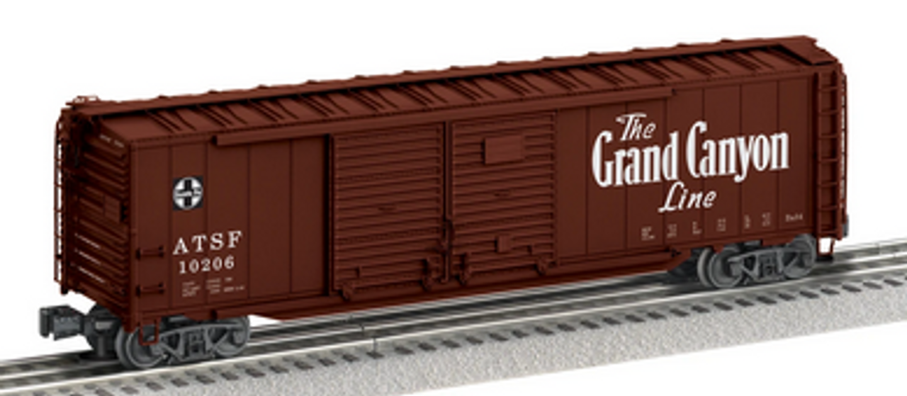 Lionel Santa Fe "Grand Canyon"   50' double door box car , 3 rail