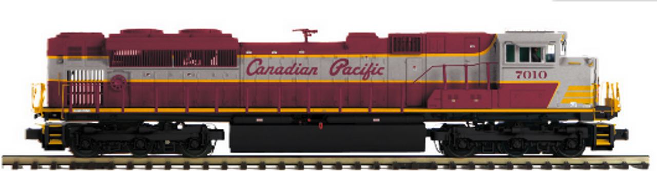 MTH Premier CP (classic purple) SD70ACe, 2 rail, Proto 3.0, DCC