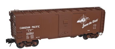 Atlas O Special run CP (Spans the world) 1937 style AAR  40' Steel Box car, 3 rail or 2 rail