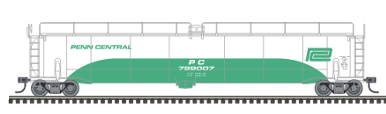 Atlas O Penn Central  33,000 gallon tank car