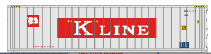 Atlas O  K-Line  40' refrigerated container