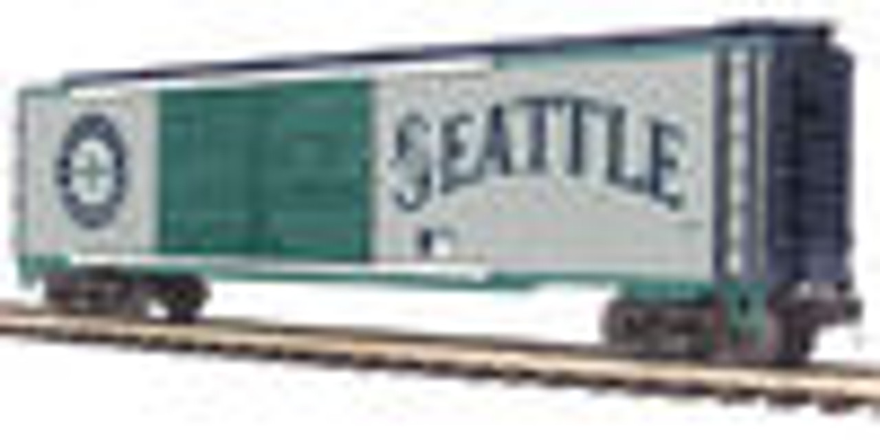 MTH Premier Seattle Mariners 50' Double Door Box car, 3 rail