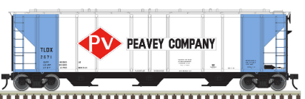 Atlas O Peavey  PS-4427  covered hopper, 3 rail or 2 rail