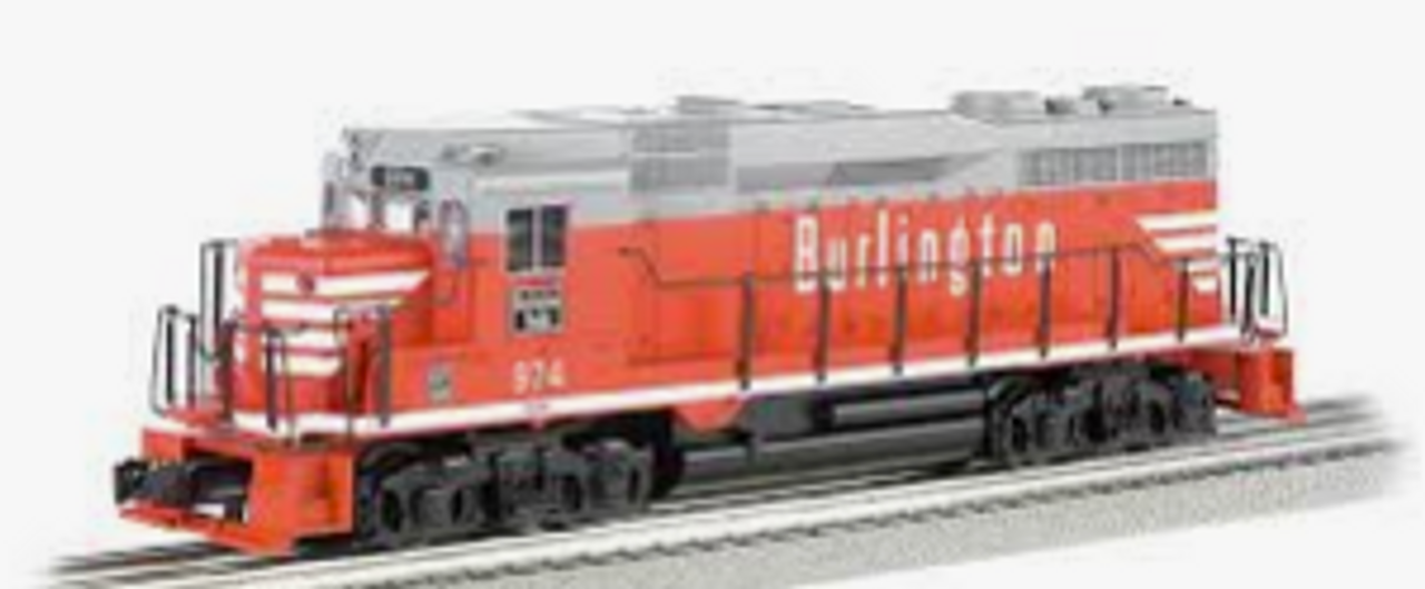 Williams Burlington (CB&Q) GP-30   diesel, 3 rail, conventional operation