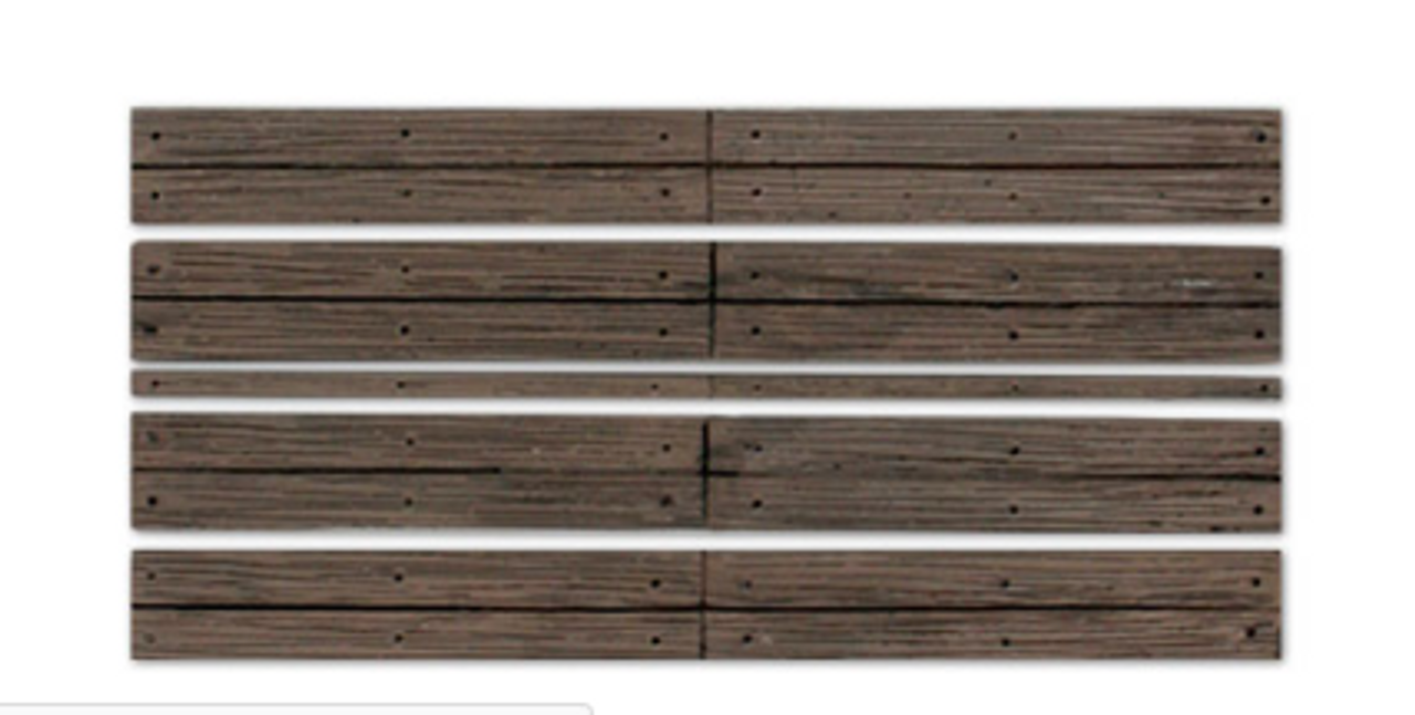 Woodland Scenics O gauge wood grade crossing planks