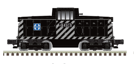 Atlas O (fmr MTH)  santa Fe GE 44ton diesel, 3 rail, Proto 3.0