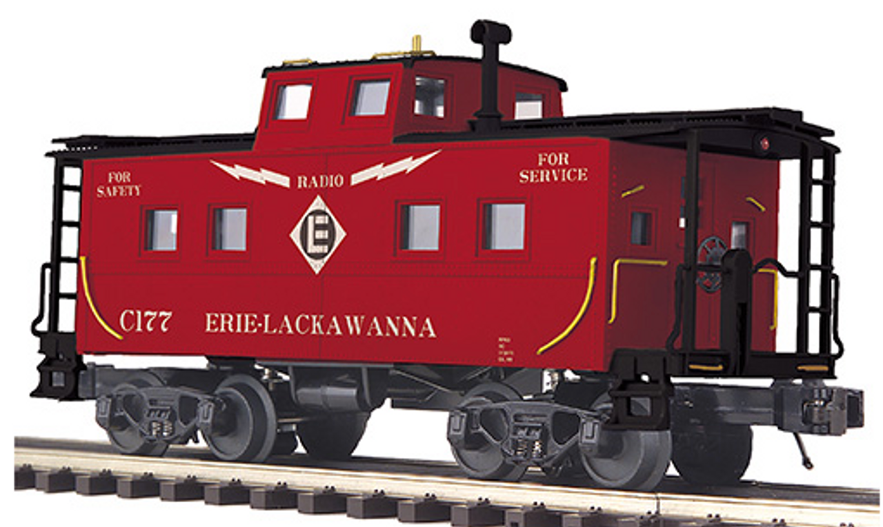 PDT Special run MTH Premier  EL C-177  Center Cupola Northeastern style Caboose, 3 rail