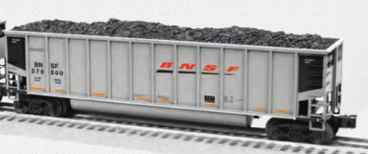 Lionel  BNSF  bathtub gondola , 3 rail