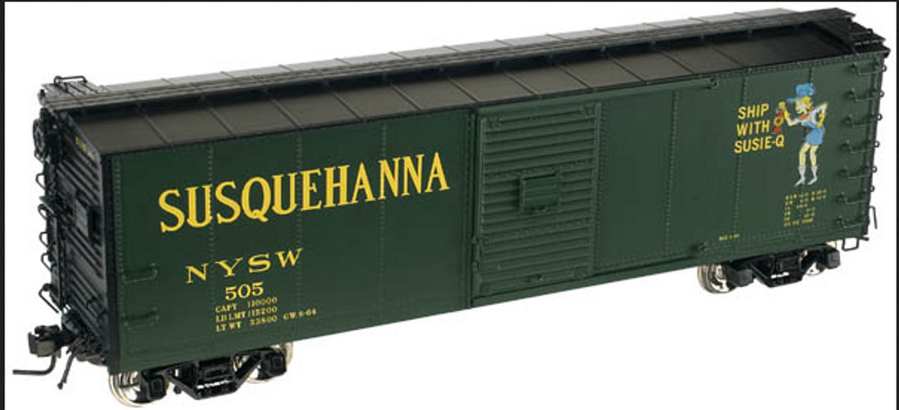 Atlas O NYSW (Susquehanna USRA 40' steel box car, 3 rail or 2 rail