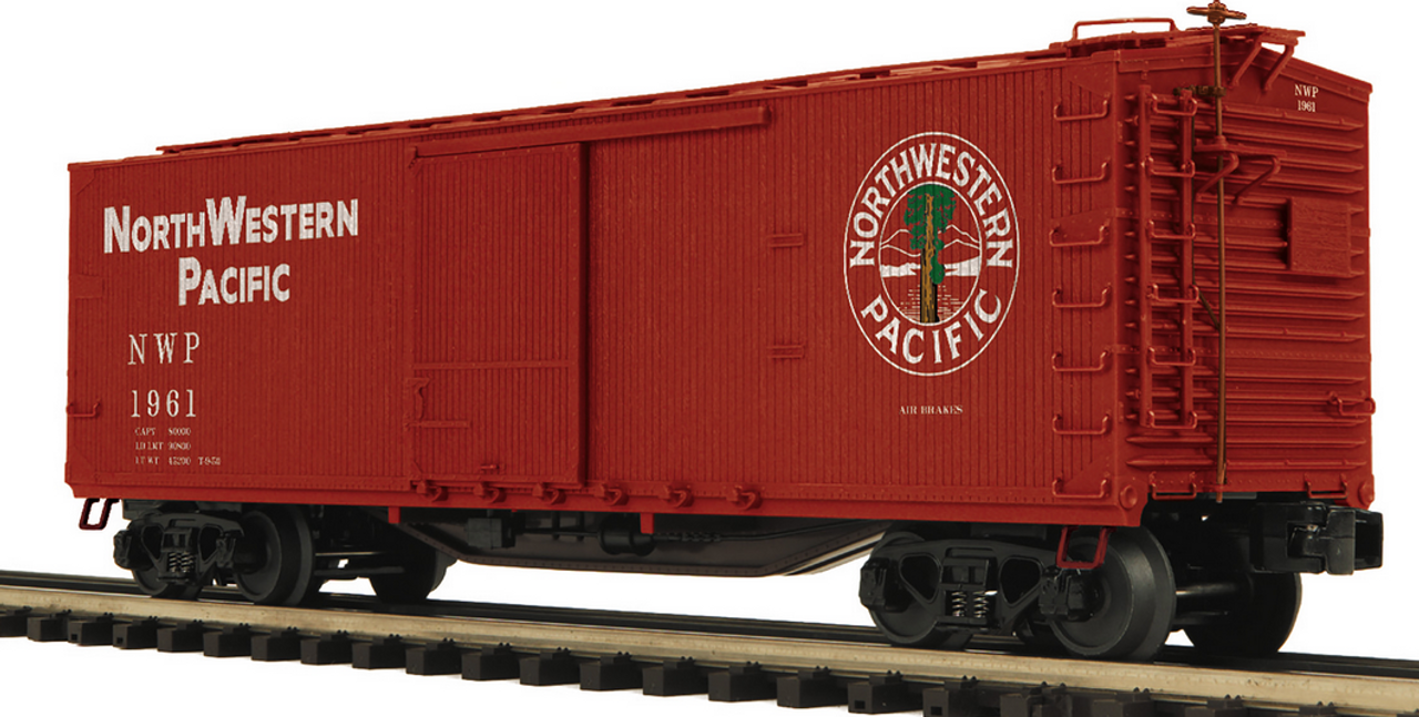 PDT exclusive MTH Premier NWP  40' double sheathed (wood) Box car, 3 rail