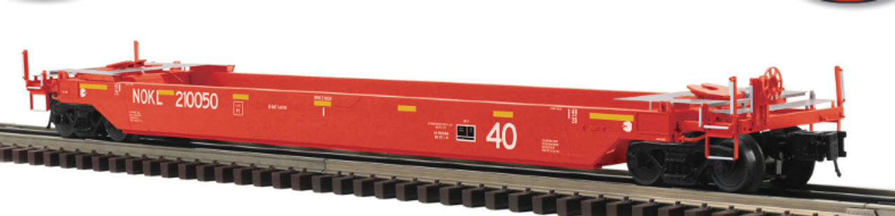Atlas O NOKL  40' rebuilt double stack well car  3 rail