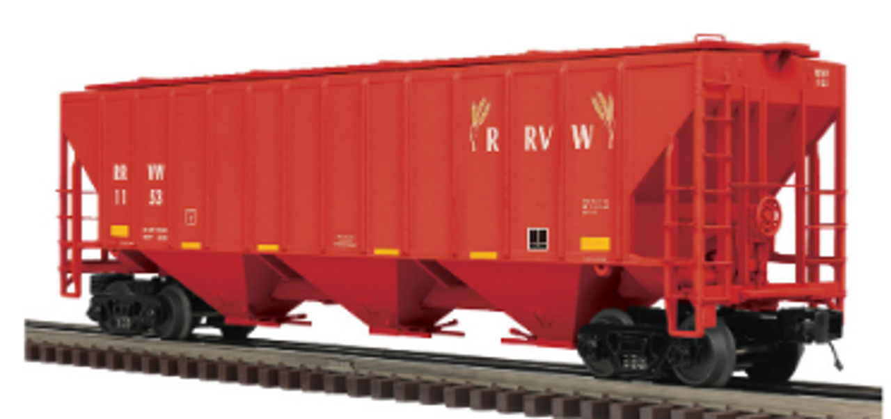 Atlas  Premier Red River Valley 3 bay PS-2CD  covered hopper car, 3 rail or 2 rail