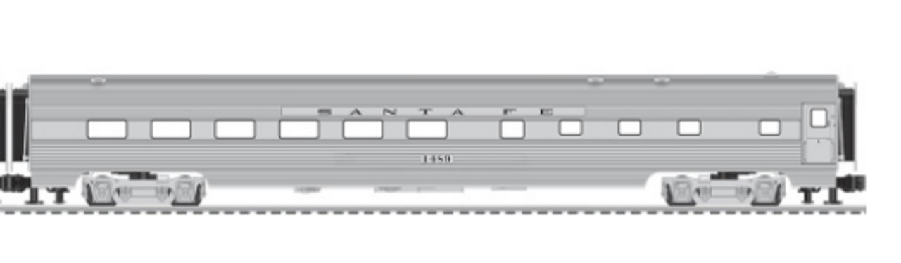 Lionel  Santa Fe  streamlined 6  car full scale passenger set