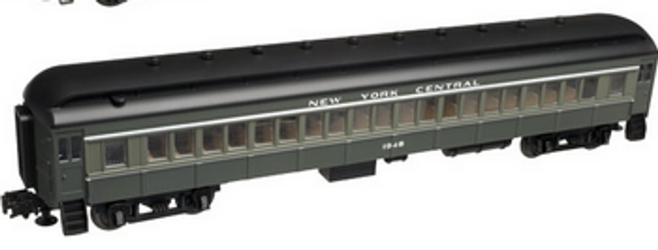 Industrial Rail NYC 4 car passenger car set, 3 rail, semi-scale size