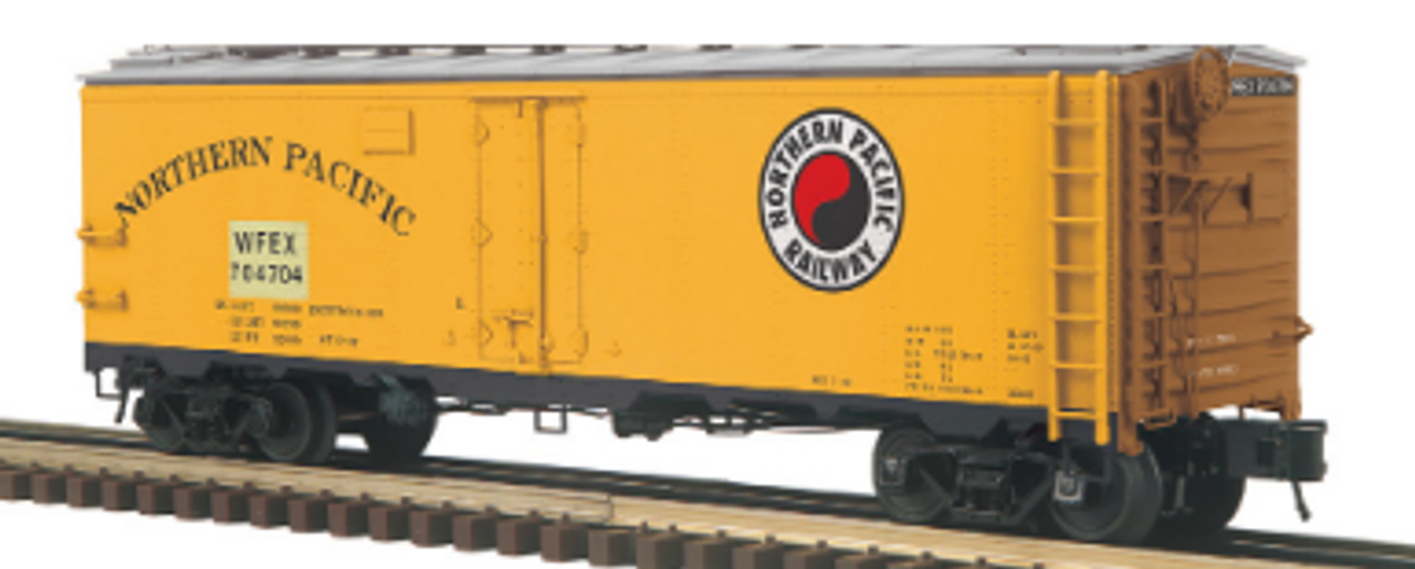 Pre-order for Atlas O NP/WFEX  (no slogan) 40' steel reefer, 3 rail or 2 rail