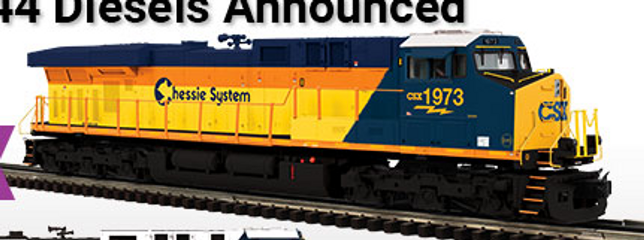 MTH  Premier CSX/Chessie Heritage  ES-44 , 3 rail 