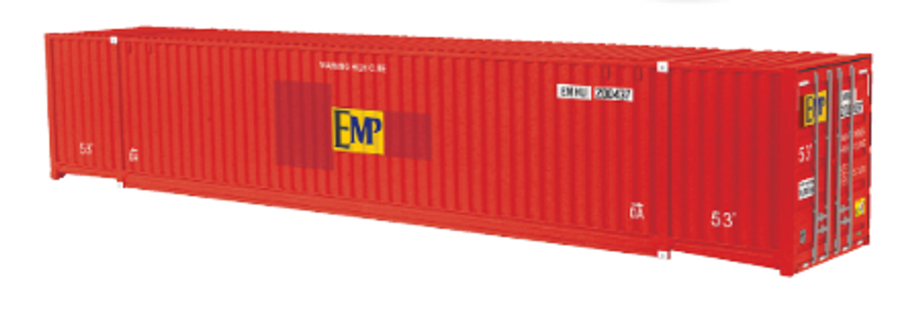 Atlas O  EMP orange 53' container