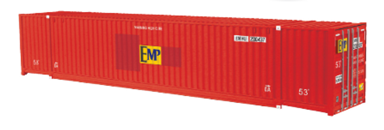 Pre-order Atlas O  EMP red  53' container