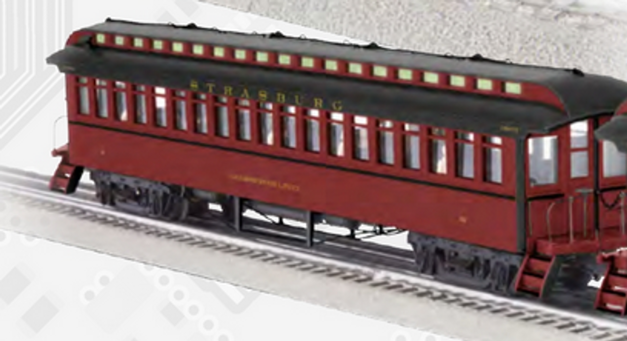 Lionel Set of 6  Strasburg  64' woodside passenger cars  (1990's)  