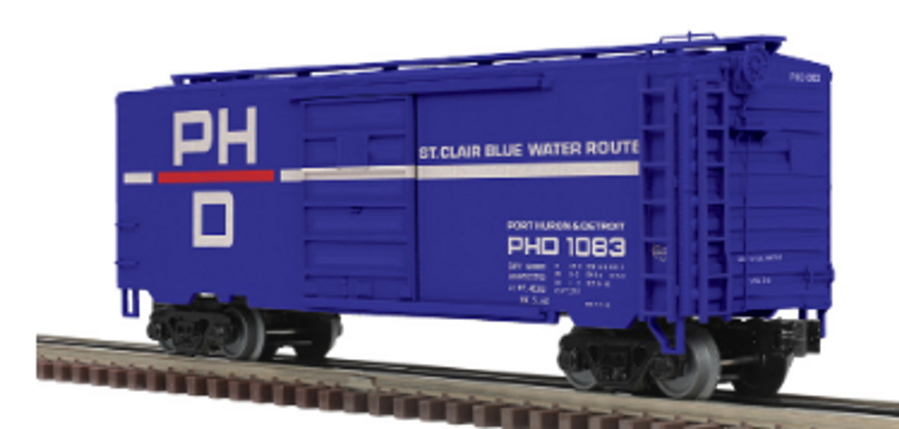 Atlas O PH&D  40' PS-1  40' box car, 7' door, 3 rail or 2 rail