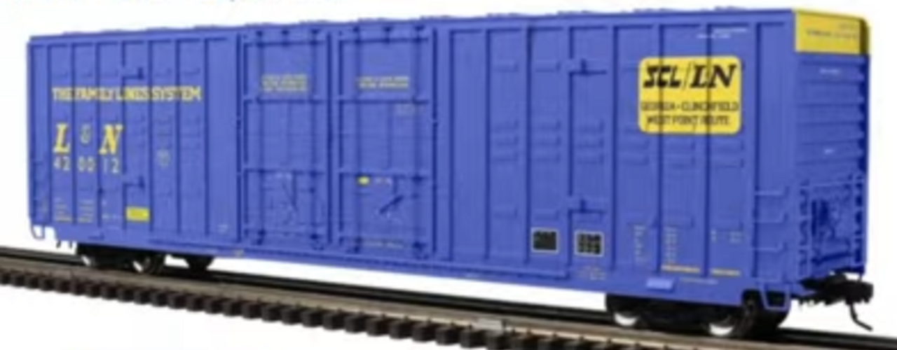 Atlas O  L&N Family Lines  Berwick 60' Hy-cube  box car,  3 rail 