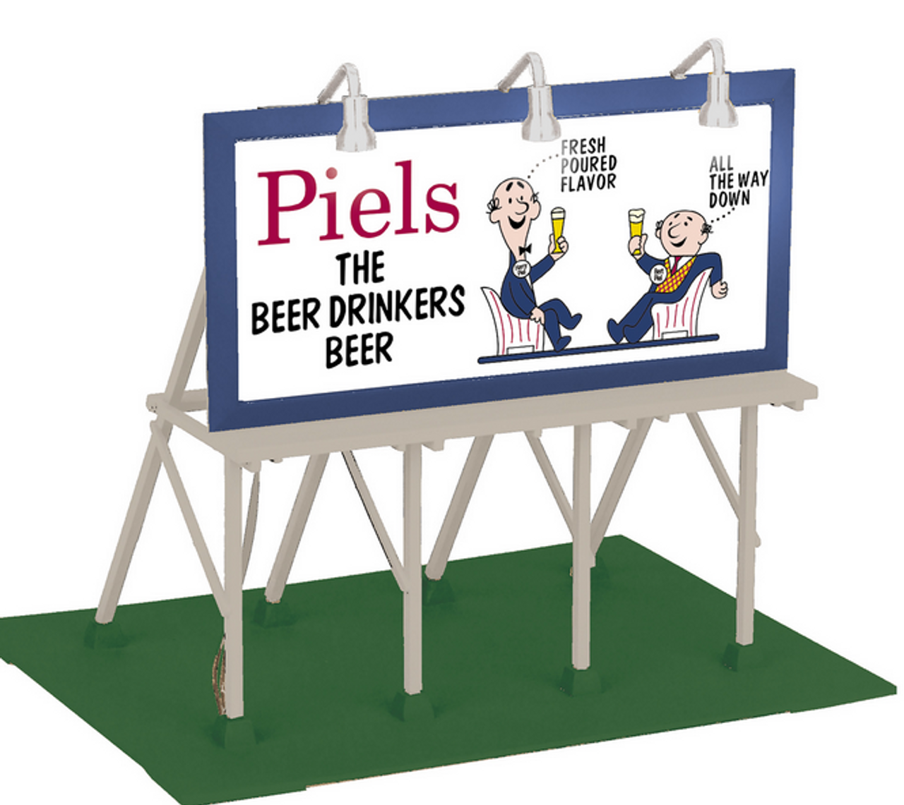 PDT Exclusive MTH O gauge Piels Beer  Lighted Billboard