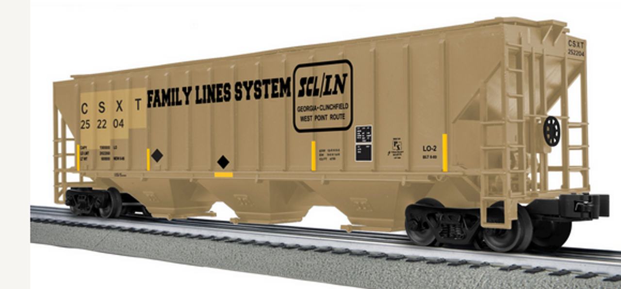 Pre-order for Lionel Family Lines PS-2CD Covered hopper,  3 rail