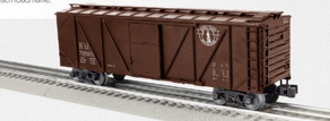 Pre-order for Lionel O  B&M Single Sheathed box car,  3 rail