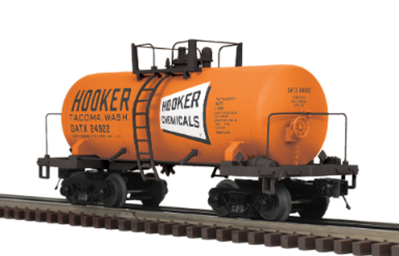 Pre-order for Atlas Premier Hooker chemical 34' Beer Can tank car, 3 rail or 2 rail