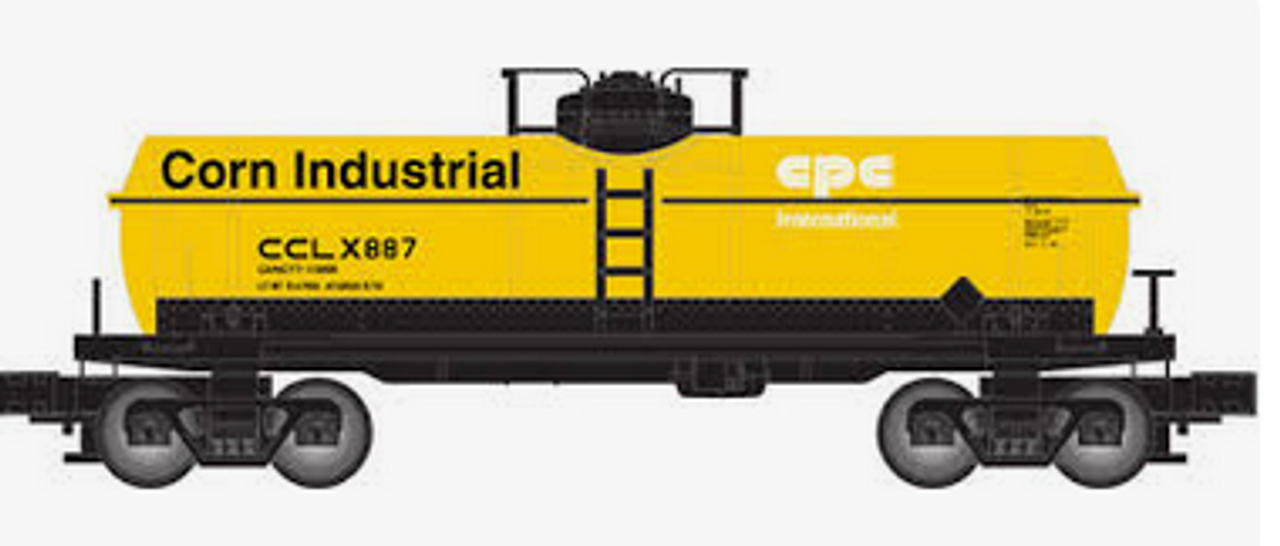 Mix and match  4 Industrial Rail  (semi-scale. 027 size)  freight cars with diecast trucks/couplers  (4 cars for 79.95)