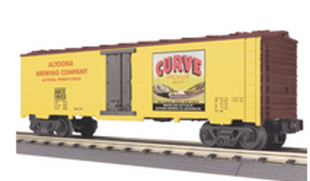 MTH Rail King semi-scale Curve Beer steel  Reefer, 3 rail