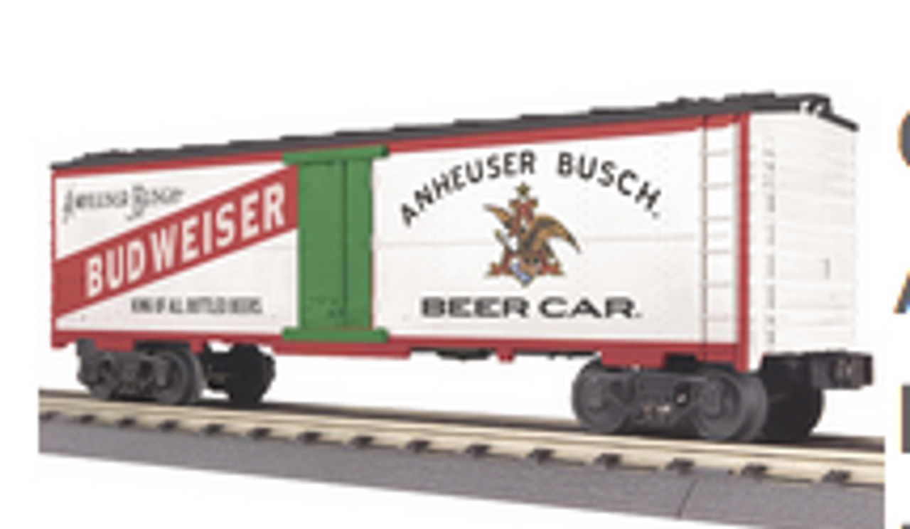 MTH Rail King semi scale Budwiser "Beer car"  steel  Reefer, 3 rail