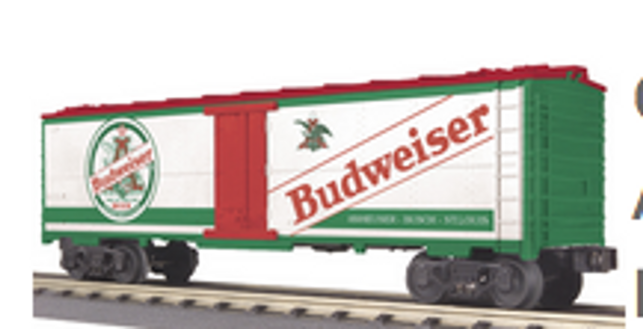 MTH Rail King semi scale Budweiser (round logo)  steel  Reefer, 3 rail